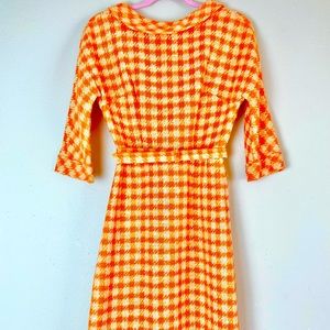 Vintage 1960’s Dress, Mod, Houndstooth Pattern